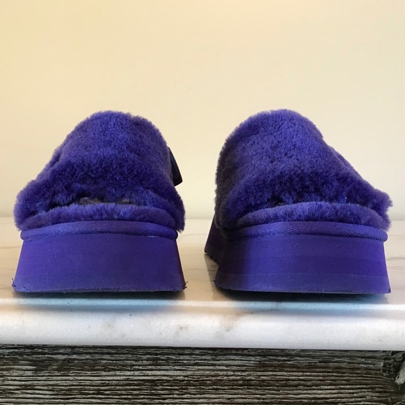 UGG PURPLE PLATFORM DISCO SLIDES - Picture 3 of 11